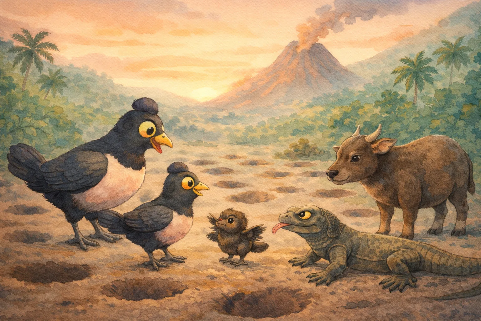 Sampul cerita Asal Usul Burung Maleo