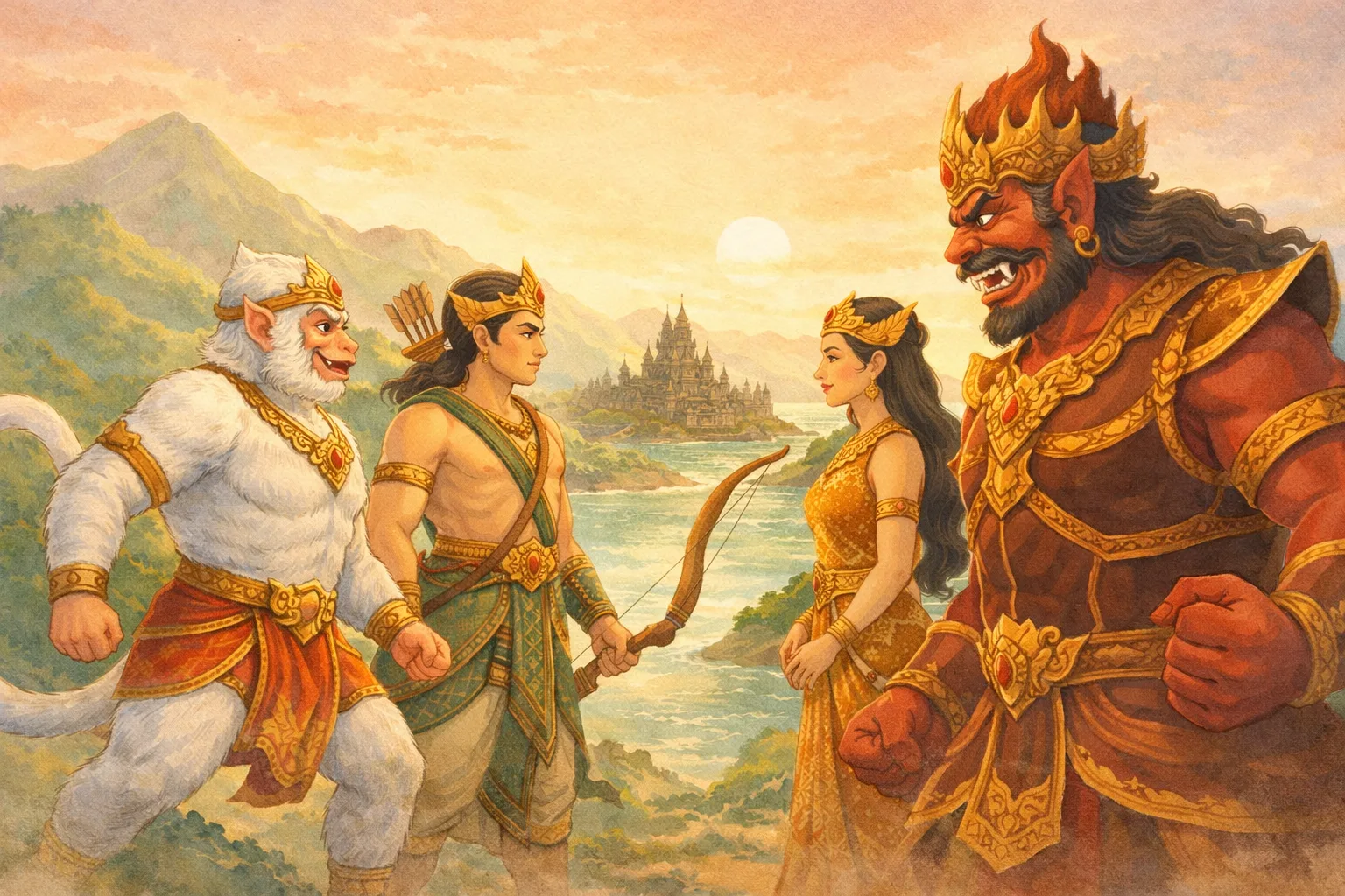 Sampul cerita Hanoman Sang Kera Putih