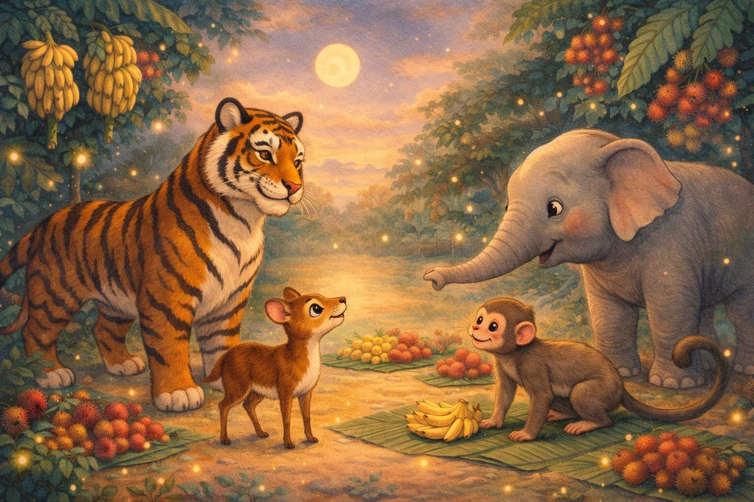 Sampul cerita Kancil dan Pesta di Hutan