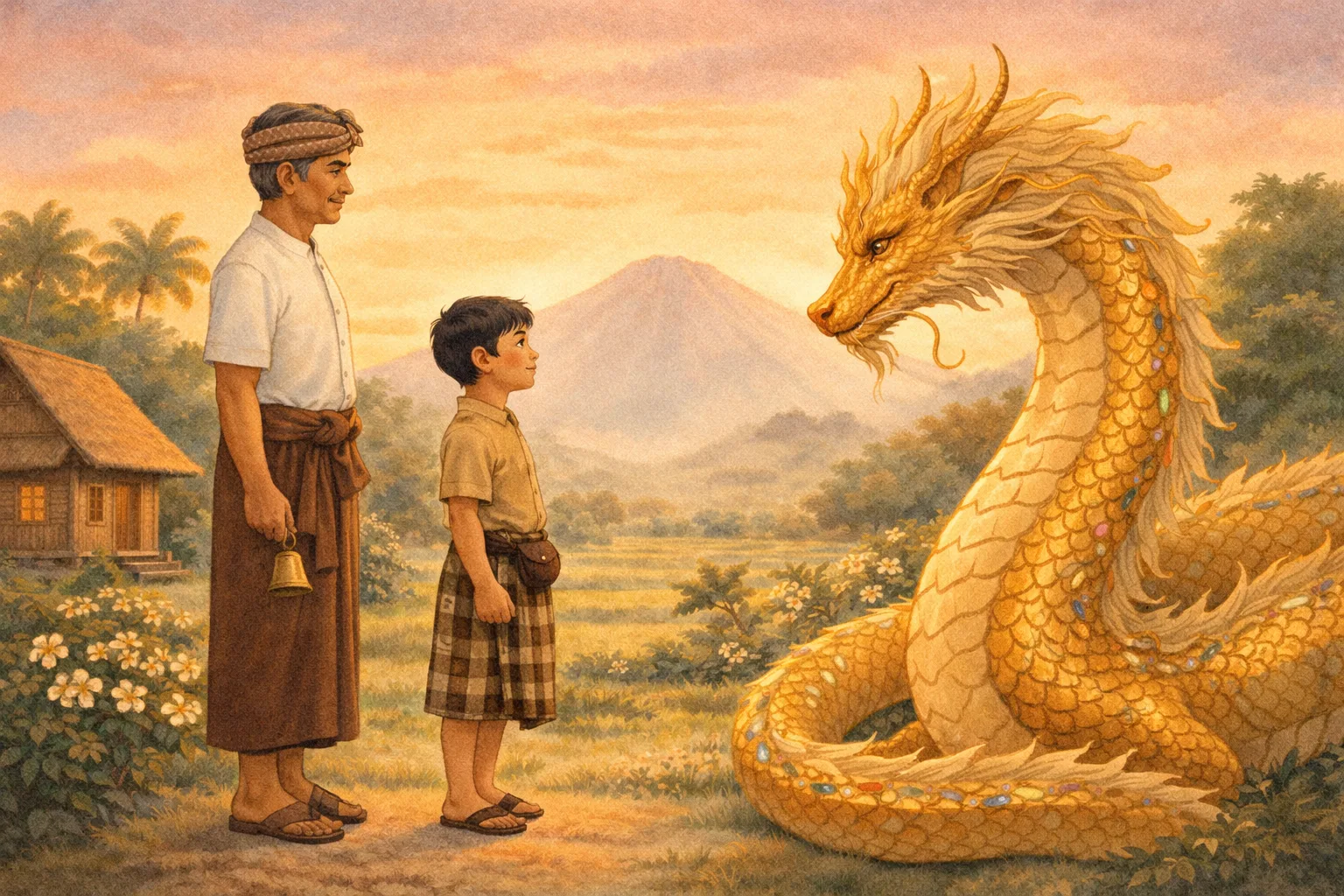Sampul cerita Manik Angkeran dan Naga Besukih