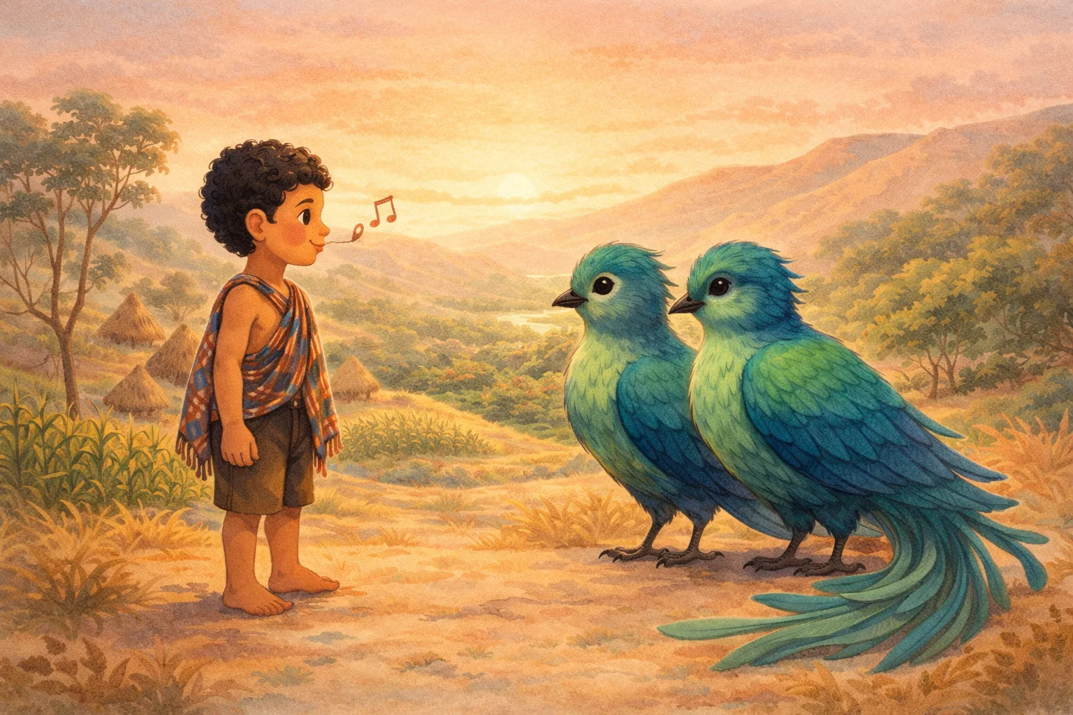 Sampul cerita Suri Ikun dan Dua Burung