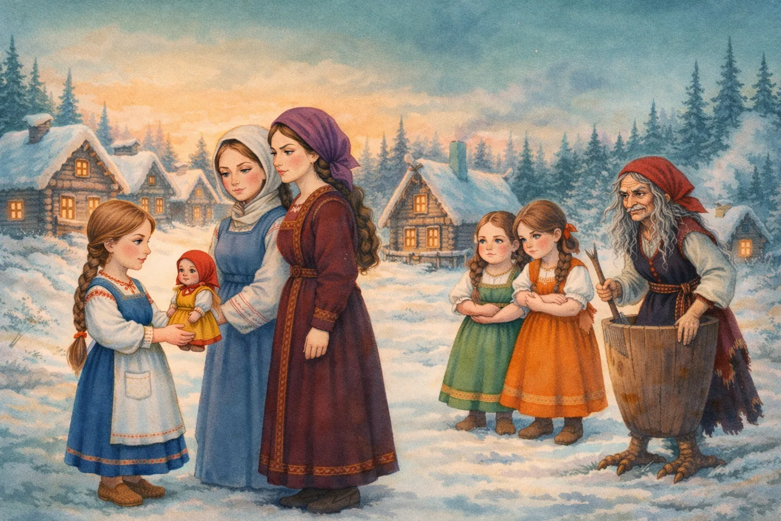 Sampul cerita Vasilisa yang Cantik